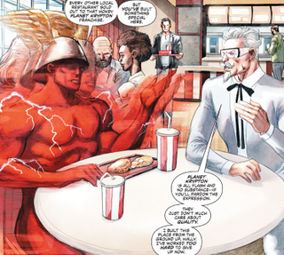Illustration for article titled Kentucky Fried Chicken and DC Comics continue their weird, fruitful collaboration